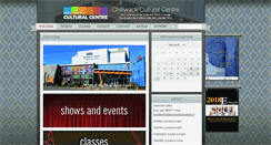 Desktop Screenshot of chilliwackculturalcentre.ca